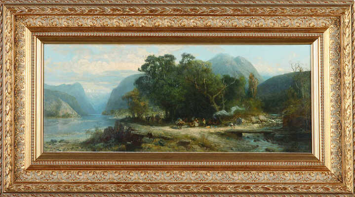 Франкен Пауль фон. Горный пейзаж 